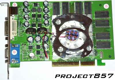 Palit GeForce 6600 PCB front