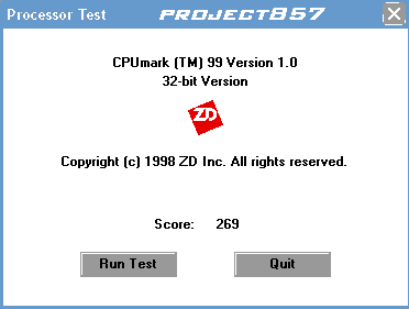 CPU Mark 99